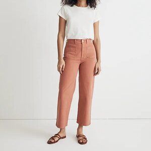 Madewell Emmett 2.0 Wide Leg Crop Pants (Petite)
